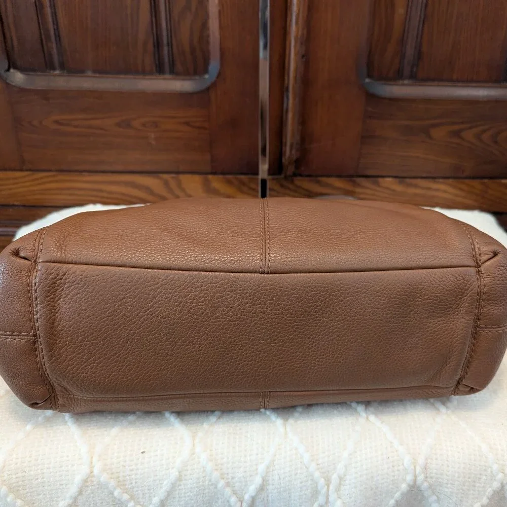 Coach Lexi pebble leather shoulder bag F57545 in mocha - Picture 6 of 15